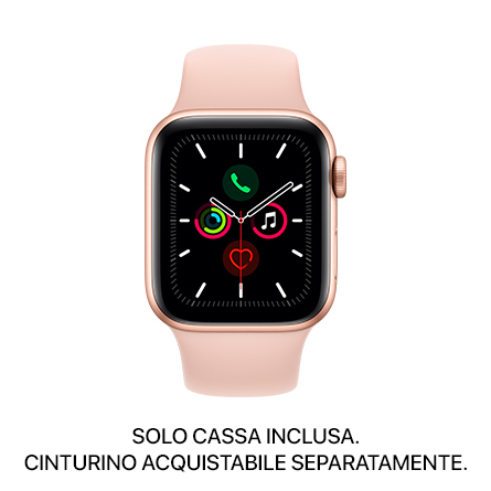 Apple Watch Series 5 GPS + Cellular 40mm alluminio oro - SOLO CASSA INCLUSA - Usato Grado A