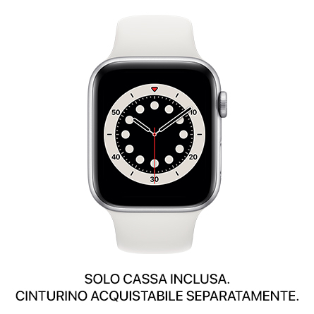 Apple Watch Series 6 GPS 44mm alluminio argento - SOLO CASSA INCLUSA - Usato Grado A