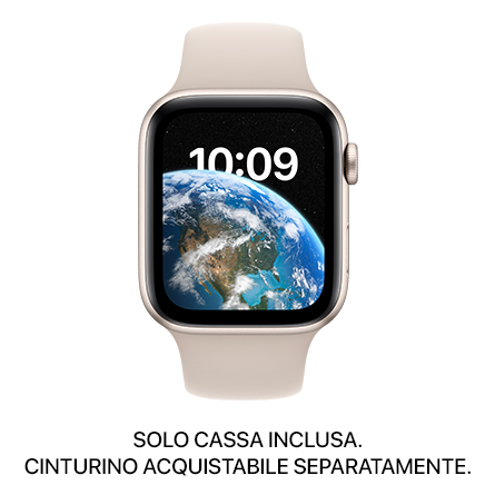 Apple Watch SE 2a gen. GPS + Cellular 44mm alluminio galassia - SOLO CASSA INCLUSA - Usato Grado A