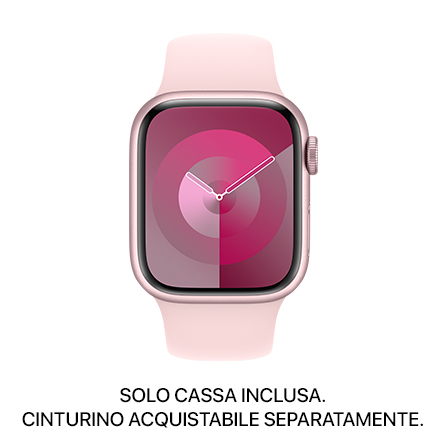 Apple Watch Series 9 GPS 41mm alluminio rosa - SOLO CASSA INCLUSA - Usato Grado A