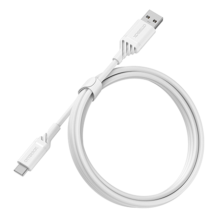 Cavo di ricarica OtterBox ultra-resistente per smartphone e tablet da USB-A a USB-C 1m - Bianco