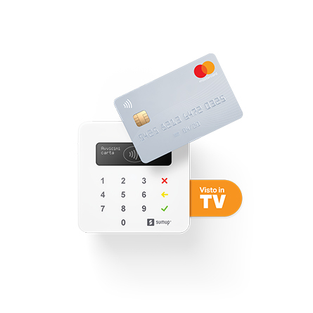 Lettore di carte SumUp Air mobile per carte di debito e di credito