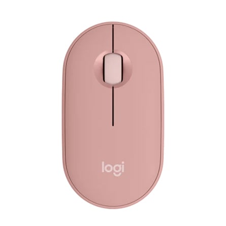 Logitech Pebble Mouse 2 M350s con pulsante personalizzabile Easy-Switch - Rosa