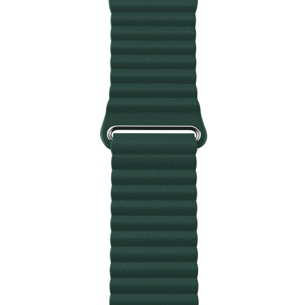 Cinturino in pelle per Apple Watch 42/44/45mm - Verde