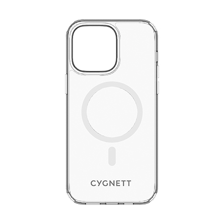 Cygnett − Custodia protettiva trasparente Aeromag per iPhone 14 Pro Max compatibile MagSafe