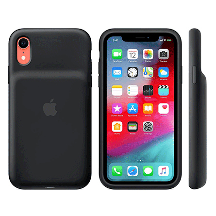 Custodia Apple Smart Battery Case per iPhone XR nero - Occasione: scatola danneggiata