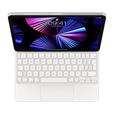 Magic Keyboard per iPad Pro 11" (1a/2a/3a/4a gen.) e iPad Air (4a/5a gen.) - Italiano - Bianco - Usato - Grado A