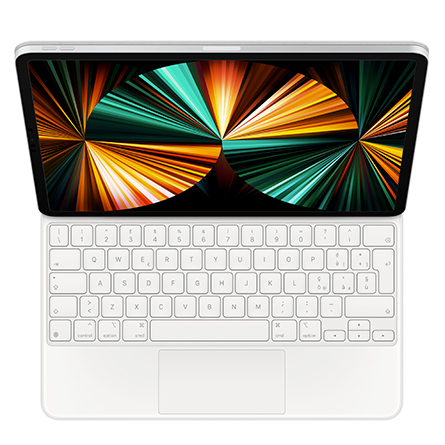 Magic Keyboard per iPad Pro 12,9" (6a/5a/4a/3a generazione) e iPad Air 13" M2 italiano bianco - Usato - Grado B