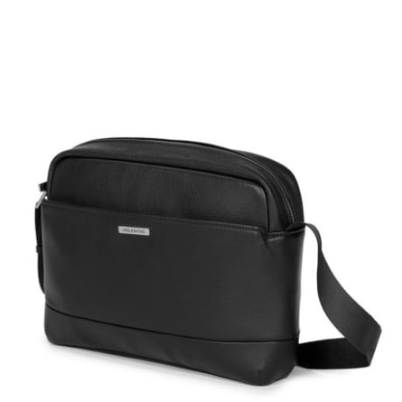 Borsa in pelle nera Moleskine Classic Match Messenger S