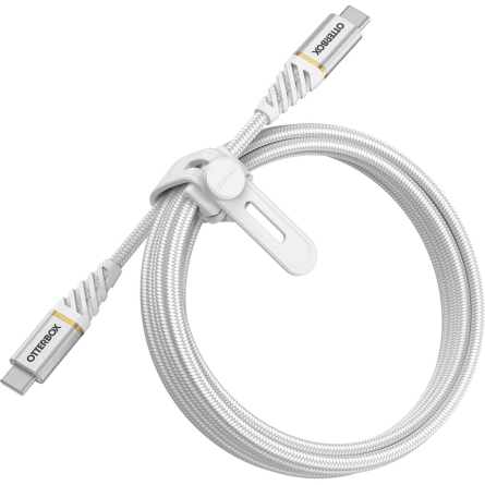 Cavo di ricarica rapida da USB-C a USB-C lungo 2 metri di OtterBox bianco