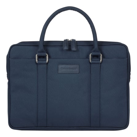 Borsa Stelvio Slim PURE Nylon riciclato - fino a 14" - Blu Notte