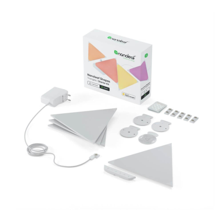 Pannello luminoso Starter Kit 4 pezzi Triangle di Nanoleaf