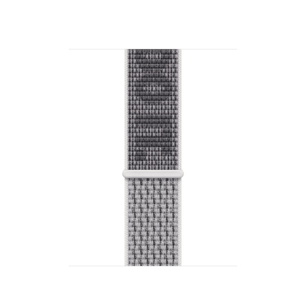 Cinturino Nike Sport Loop bianco ghiaccio/nero 41mm