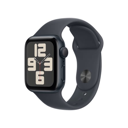 Apple Watch SE GPS 40mm alluminio mezzanotte con cinturino Sport mezzanotte - S/M