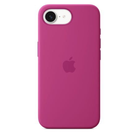 Custodia in silicone per iPhone 16e - Fucsia