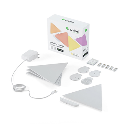 Pannello luminoso Starter Kit 4 pezzi Triangle di Nanoleaf