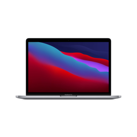 MacBook Pro 13" Chip Apple M1 / CPU 8‑core / GPU 8‑core / 8GB / 256GB SSD grigio siderale - Usato - Grado A