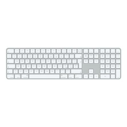 Magic Keyboard con Touch ID e tastierino numerico per Mac con chip Apple - Italiano - Tasti bianchi