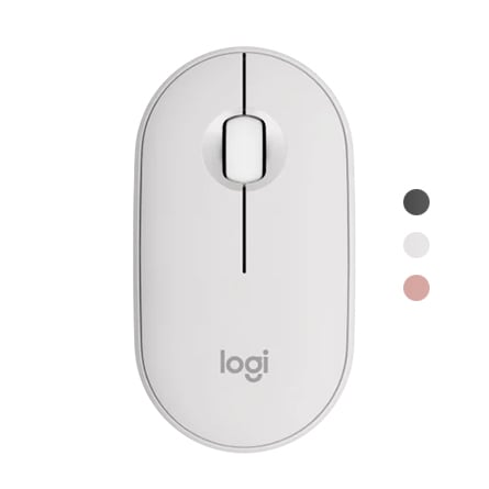 Logitech Pebble Mouse 2 M350s con pulsante personalizzabile Easy-Switch