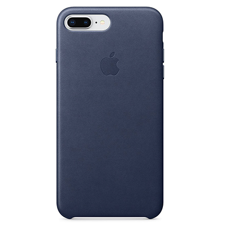 Custodia Apple in pelle per iPhone 8/7 Plus - Blu notte