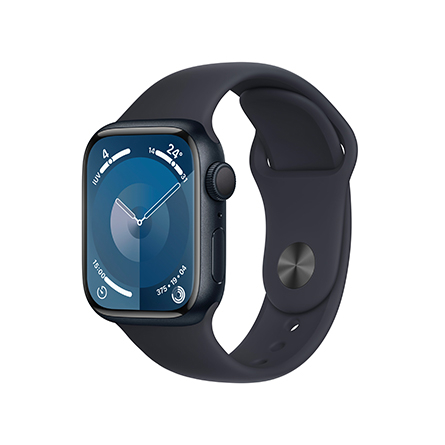 Apple Watch Series 9 GPS 41mm alluminio mezzanotte con cinturino Sport Mezzanotte - S/M