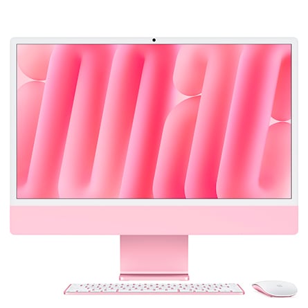 iMac Retina 4,5K 24" Chip Apple M4 / CPU 10‑core / GPU 10‑core / 16GB / SSD 512GB - Rosa