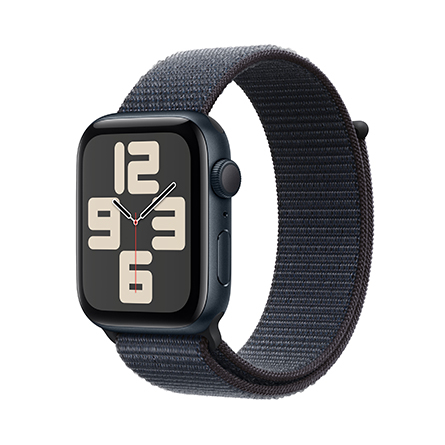 Apple Watch SE GPS 44mm alluminio mezzanotte con cinturino Sport Loop inchiostro