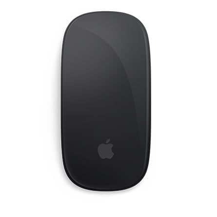 Apple Magic Mouse con superficie Multi‑Touch nera (connettore USB-C)