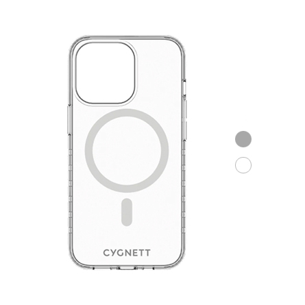 Custodia MagSafe trasparente Orbit per iPhone 13 Pro di Cygnett