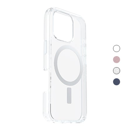 Cover OtterBox Symmetry Clear per iPhone 16 Pro compatibile MagSafe