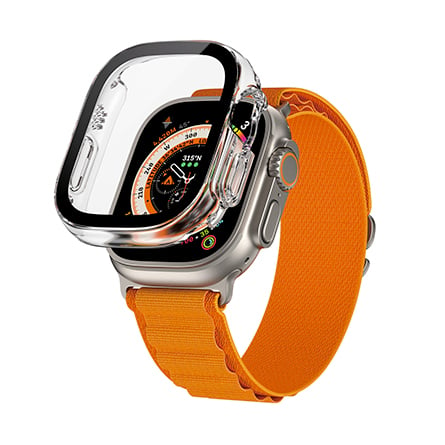 PanzerGlass Full Body per Apple Watch Ultra e Ultra 2 49mm con D3O - Trasparente