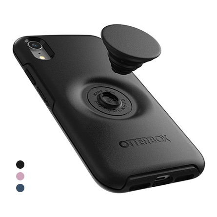 Custodia Otter + Pop Simmetry con supporto per dita di OtterBox per iPhone XR