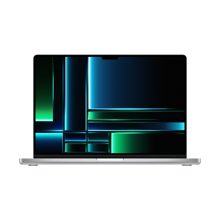 MacBook Pro 16" Chip Apple M2 Pro / CPU 12‑core / GPU 19‑core / 16GB / SSD 512GB argento - Usato - Grado A