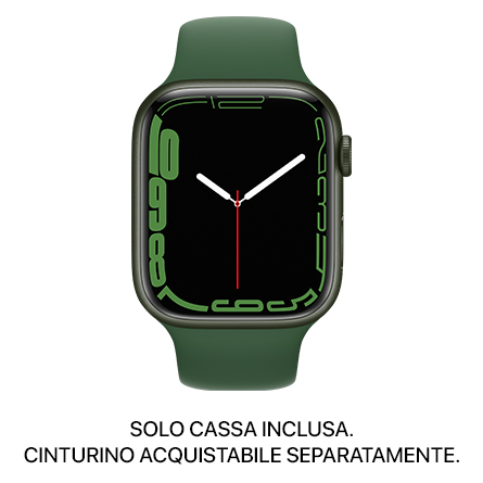 Apple Watch Series 7 GPS 45mm alluminio verde - SOLO CASSA INCLUSA - Usato Grado A