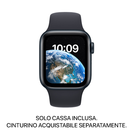 Apple Watch SE 2a gen. GPS 40mm alluminio mezzanotte - SOLO CASSA INCLUSA - Usato Grado A