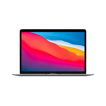 MacBook Air 13" Chip Apple M1 / CPU 8‑core / GPU 7‑core / 16GB / 256GB SSD grigio siderale - Usato - Grado A