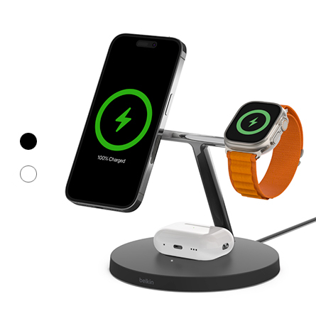 BoostCharge Pro, supporto di ricarica wireless 3 in 1 di Belkin