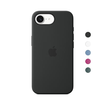 Custodia in silicone per iPhone 16e