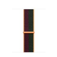 Cinturino Sport Loop ciliegia scuro/verde foresta per cassa Apple Watch da 42/44/45mm - Occasione: ex esposizione