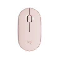 Mouse wireless e Bluetooth Pebble M350 di Logitech rosa