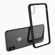 Custodia Cygnett Ozone per iPhone XS Max in vetro temperato H9 nero