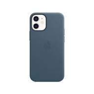Custodia in pelle per iPhone 12 mini blu Baltico