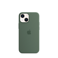 Custodia MagSafe in silicone per iPhone 13 mini eucalipto
